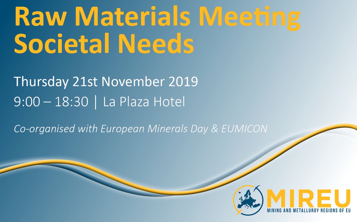 Join us at the EU Raw Materials Week 2019! MIREU